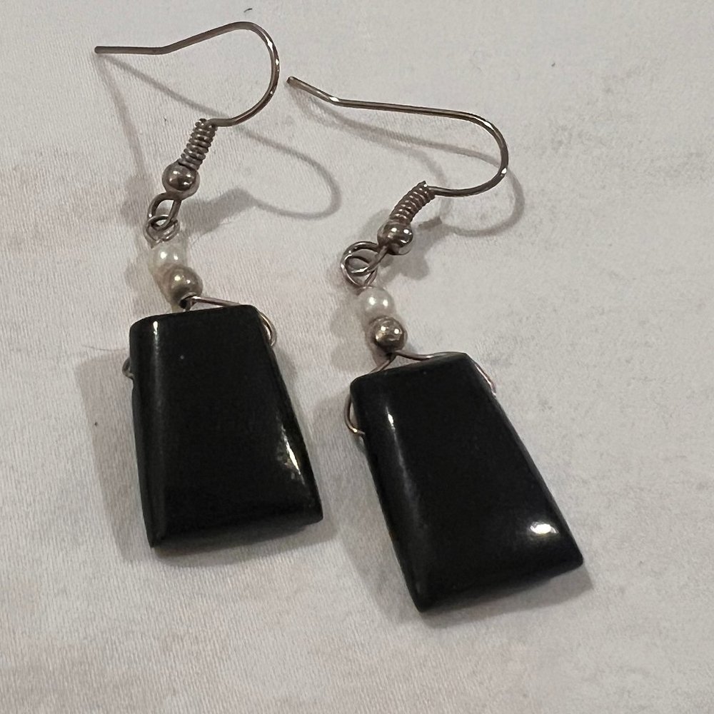 Onyx earrings